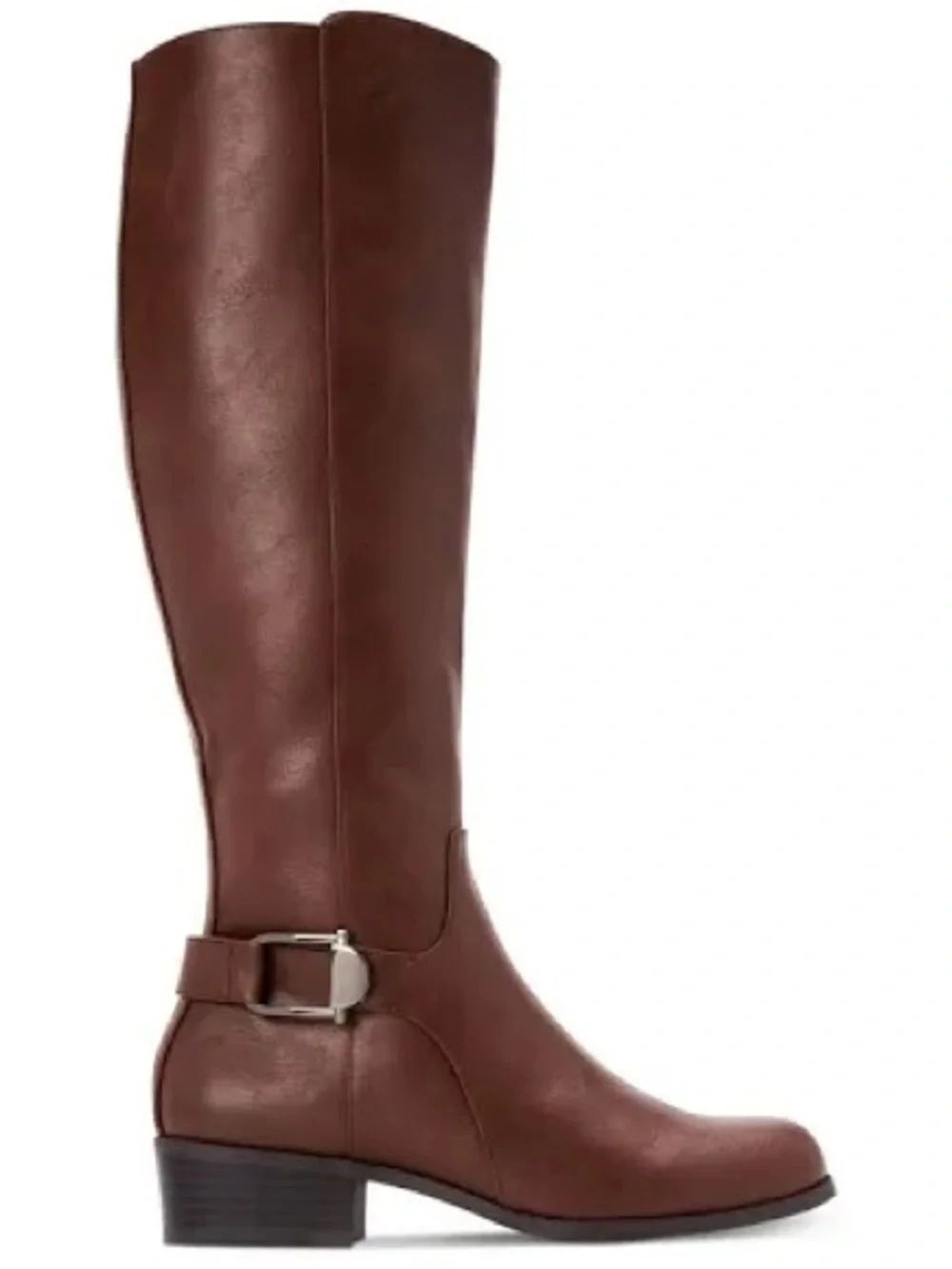 Alfani Women's Over-the-Knee Brown Buckle Riding Boots